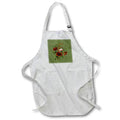 Apron - Poppies And Wheat Botanical Art Vector Vector Art - Botanical
