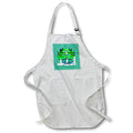 Apron - Be Up With The Boards Kitesurf White Silhouette Aquai Text Vector Art - Kiters