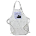 Apron - Behind Every Great Person There Is A Great Cat Quote Typography - Cat Quote
