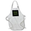Apron - Being Human Distressed Grungy Green Text Typography - Being Human