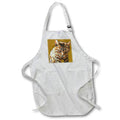Apron - Born To Look Down On Humans Tabby Cat Art Vector Art - Tabby Cat