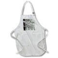 Apron - Snow On Branches White Winter Landscape Acrylic Painting - Winter Landscape