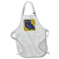 Apron - Cute Minimalistic Owl Cut-Out Art Cut Out Art - Owl