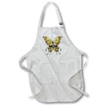 Apron - Pretty Image Of Gold Fancy Butterfly Illustration Illustrations