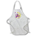 Apron - Cute Sleeping Bear On A Moon Illustration Illustrations