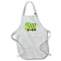 Apron - Cute Yellow and Blue Dump Truck Illustration Illustrations