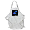 Apron - Glam Blue and Image of Gold Stars Fantasy Tree Illustration Illustrations