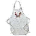 Apron - Cute Floral Bunny Face Illustration Illustrations