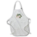 Apron - Pretty Pink and Image Of Rose Gold Floral Bouquet Illustration Illustrations