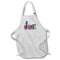 Apron - Cute Primary Colors Train Illustration Illustrations