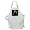 Apron - Glam Image Of Gold Image Of Jewels Champagne Glasses Illustrations
