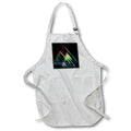Apron - Moder Rainbow Triangle Spheres Illustration Illustrations