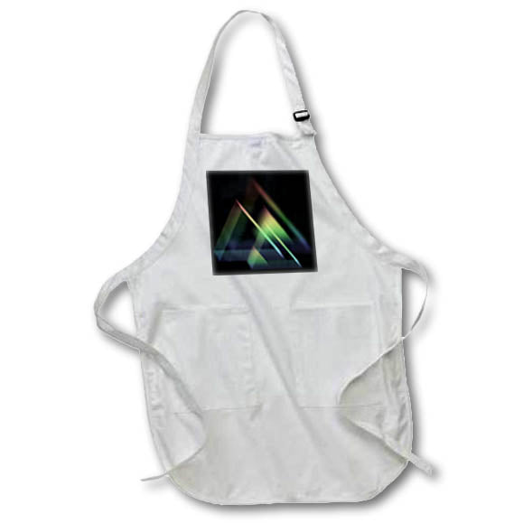 Apron - Moder Rainbow Triangle Spheres Illustration Illustrations