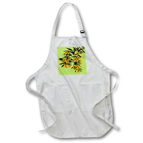 Apron - Gelsemium Sempervirens Carolina Jasmine Blossom Vector Vector Art - Carolina Jasmine