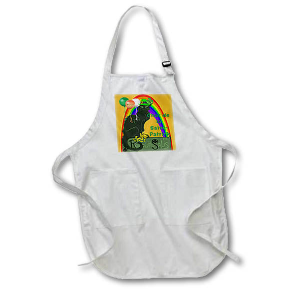 Apron - Chat De La St Patrick De Rodolphe Salis Fun Vector Art - St Patricks Day