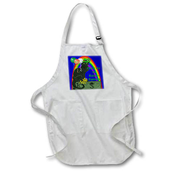 Apron - Chat De La St Patrick De Rodolphe Salis Fun Vector Art - St Patricks Day