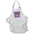 Apron - Curvacious Elephant Backside With A Cheeky Kiss Illustration - Elephant