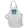 Apron - Curvacious Elephant Backside With A Cheeky Kiss Illustration - Elephant