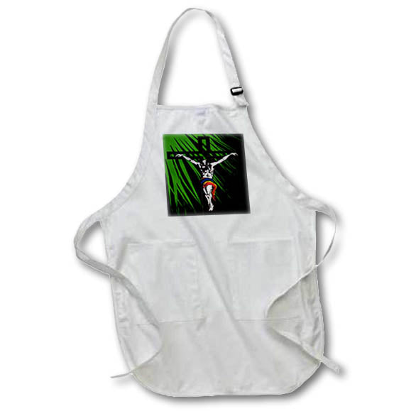 Apron - The Holy Week Christs Journey To The Cross Vector Art - LGBTQ Easter