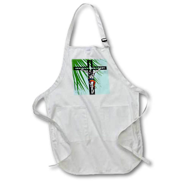 Apron - The Holy Week Christs Journey To The Cross Vector Art - LGBTQ Easter