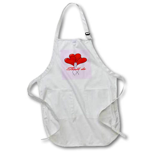 Apron - Thall Do Yorkshire Tyke Romantic Compliment Vector Art - Valentines Day Romance