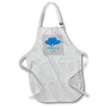 Apron - Thall Do Yorkshire Tyke Romantic Compliment Blue Vector Art - Valentines Day Romance