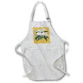 Apron - Artistic Cream White Calla Lilies Bouquet Isolated Acrylic Painting - Calla Lilies