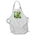 Apron - Three Calla Lilies Stunning Botanical Acrylic Painting Acrylic Painting - Calla Lilies