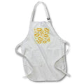 Apron - Cover Me In Kisses Opulent Lipstick Flirtatious Fun Vector Art - Lipstick Kisses