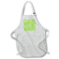 Apron - Two Kisses Collided Lip Smacking Lime Colored Lips Pattern Pattern - Lipstick Kisses
