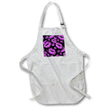 Apron - Two Kisses Collided Playful Pink Colored Lips Pattern Pattern - Lipstick Kisses