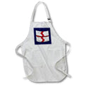 Apron - Stylized Flag Of England St George Cross Vector Art - England Flag