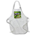Apron - Black and White Warbler Bird Photography Bird