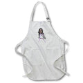 Apron - Cartoon Girl with a Cape Graphics Cartoon