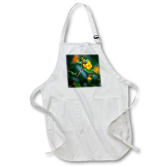 Apron - Small Yellow Flower Macro Photograph Photography Flower