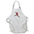 Apron - Santa Claus Leaping to His Left Graphics Holiday Christmas