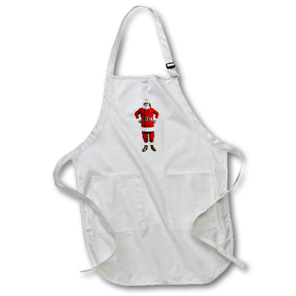 Apron - Santa Claus with Hands on Hips Graphics Holiday Christmas