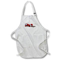 Apron - Santa Claus Lying Down and Looking Graphics Holiday Christmas