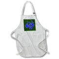 Apron - Cute Hearts Hand Drawn Bold Blue Romantic Doodle Pattern - Heart Pattern