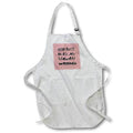 Apron - Different Does Not Mean Wrong Irregular Font Black Text Typography - Inspirational Quote