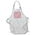 Apron - Elegant Pink and Image Of Gold Large Damask Pattern Patterns