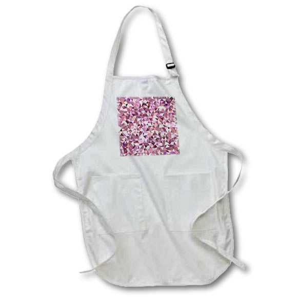 Apron - Shades Of Pink Polygon Pattern Patterns