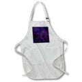 Apron - Purple and Blue Star Night Sky Abstract Patterns