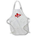 Apron - A Red and White Saltwater Clown Fish Graphics Fish