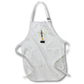 Apron - An Art Deco Statuette of a figure holding a golden hoop Graphics Art Deco