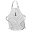Apron - An Art Deco Statuette of a figure with arms pointed up and down Graphics Art Deco