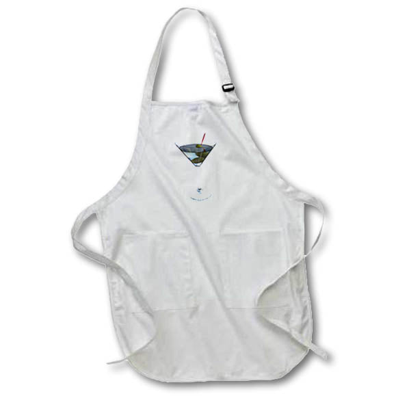 Apron - A Martini cocktail alcoholic drink Graphics Drinks
