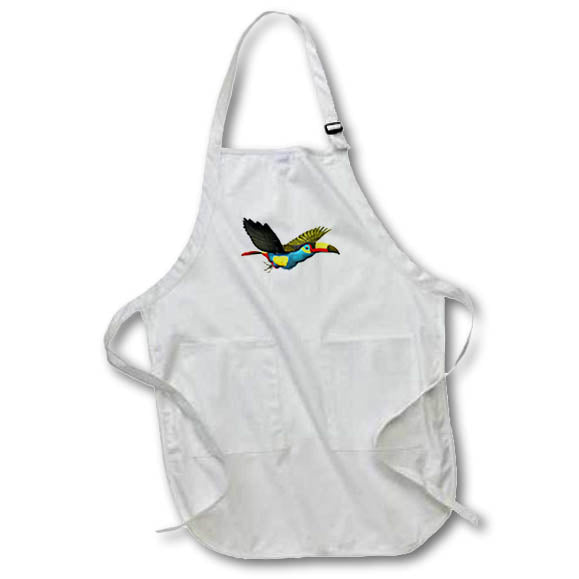 Apron - Plate Bill Mountain Toucan Bird Graphics Bird
