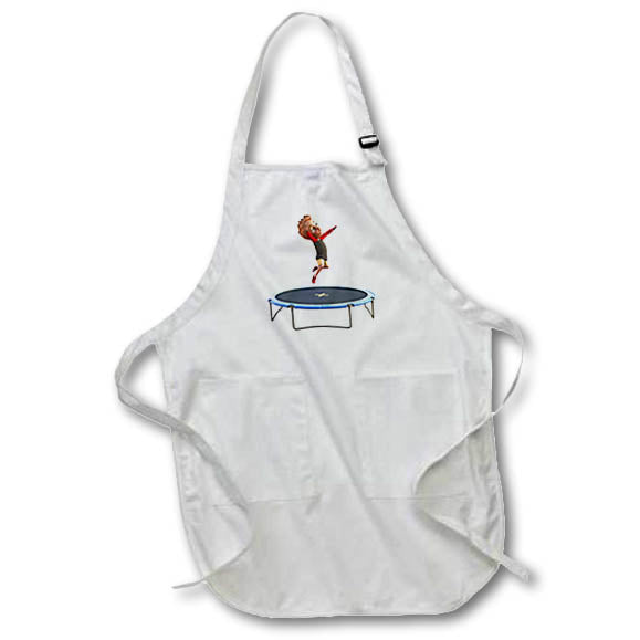 Apron - Boy on a trampoline Graphics Cartoon
