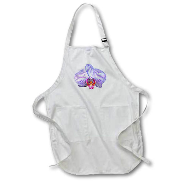 Apron - A purple and white orchid Graphics Flower